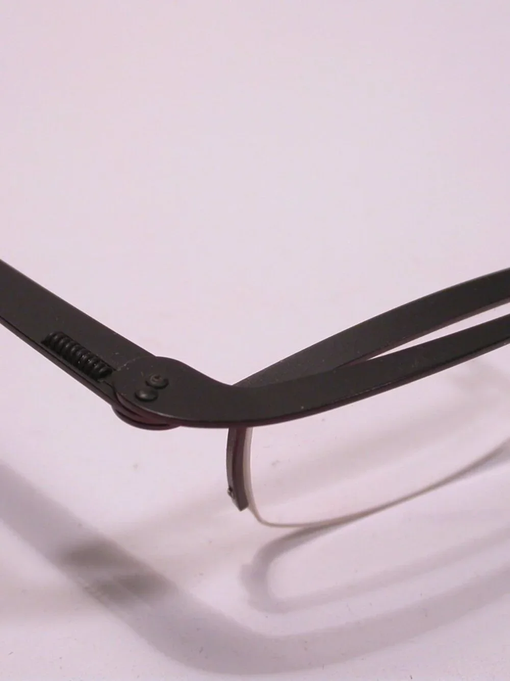 Authentic Theo Diseree Red Black Spring Modern Frames Eyeglasses Made in Belgium